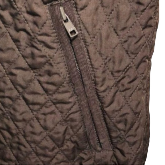 TALBOTS Quilted Vest in Chocolate Brown Size Medium — FALL STAPLE PIECE!!! - Picture 5 of 8
